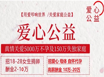 东海捐卵助孕生子 爱心志愿者招募